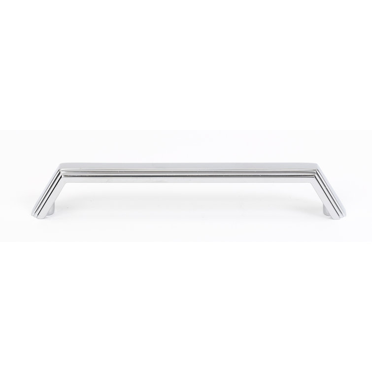 Polished Chrome Modern Arch Cabinet Pull with Mounting Hardware