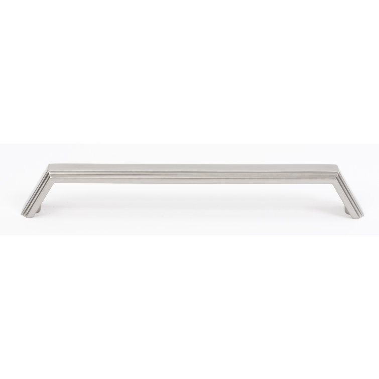 Satin Nickel 8" Modern Arch Cabinet Pull