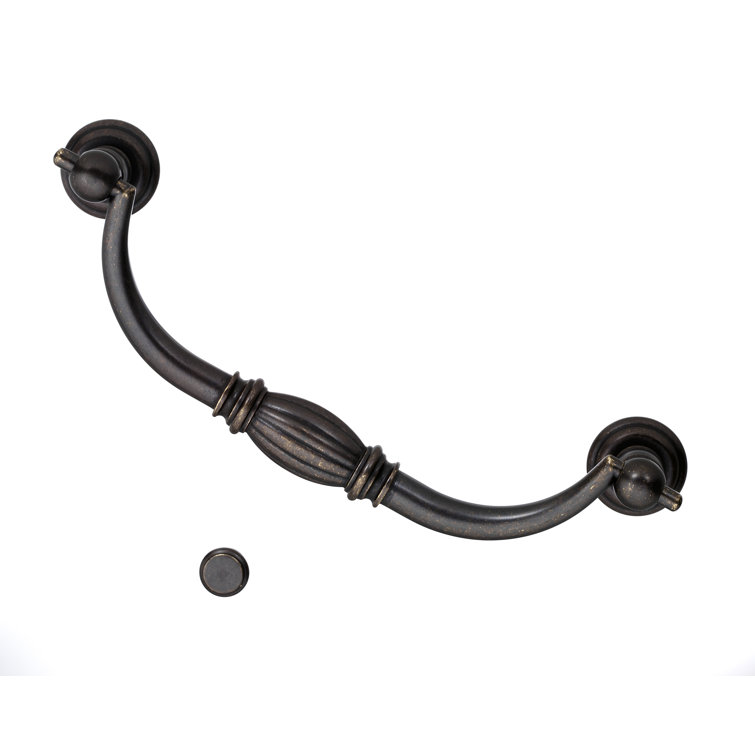 Barcelona Brass Traditional Drop Bail Handle with Mounting Hardware