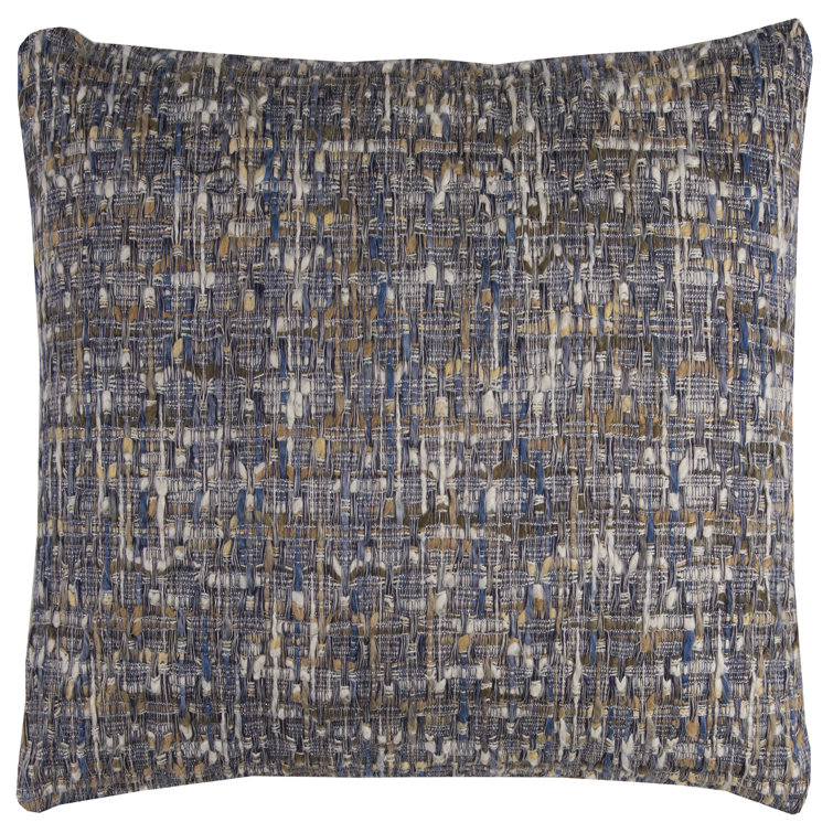 Large Multicolor Embroidered Square Bohemian Pillow