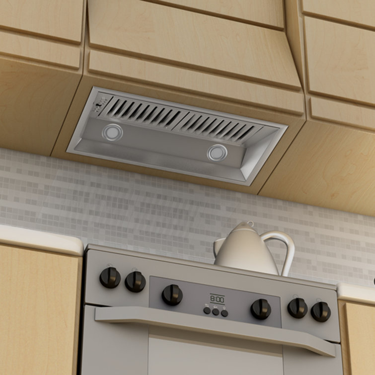 28-Inch Stainless Steel Ducted Range Hood Insert