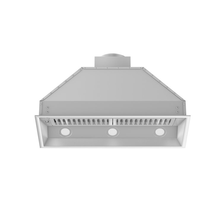 34" Stainless Steel Under Cabinet Range Hood Insert with LED Lighting
