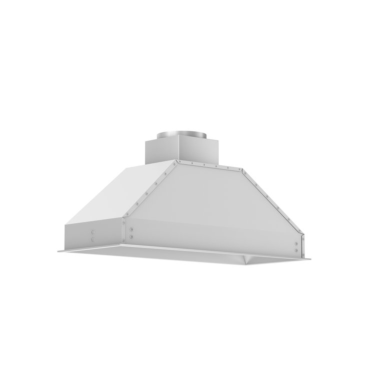 40" Brushed Stainless Steel Insert Range Hood with LED Lighting