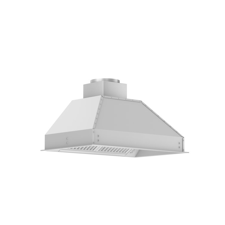 46-Inch Brushed Stainless Steel Range Hood Insert