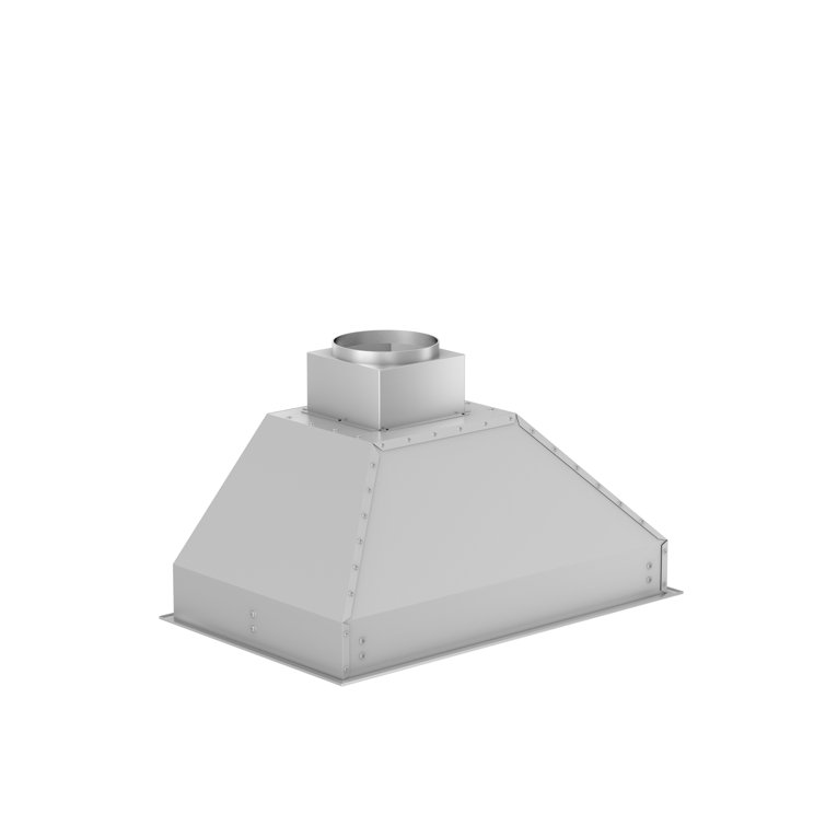 46-Inch Brushed Stainless Steel Range Hood Insert