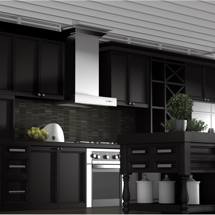 36" Stainless Steel Convertible Wall Mounted Range Hood