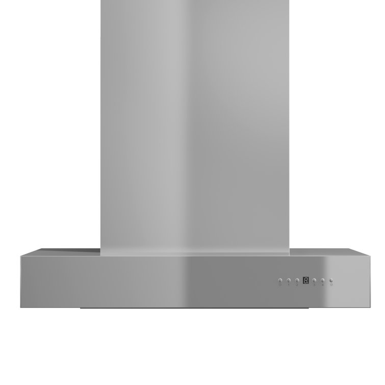 48-Inch Stainless Steel Convertible Wall Mounted Range Hood