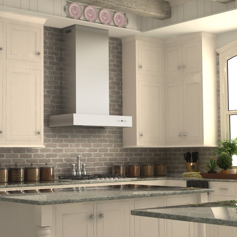 36" Stainless Steel Convertible Wall Mounted Range Hood