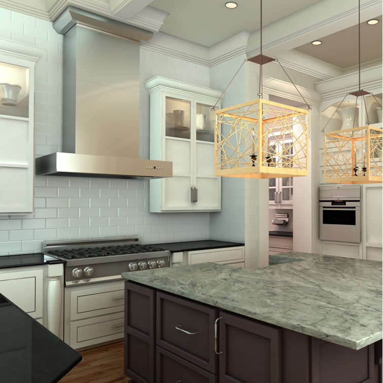 36" Stainless Steel Convertible Wall Mounted Range Hood