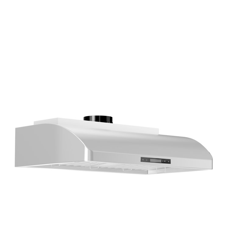 30" Brushed Stainless Steel Under Cabinet Range Hood