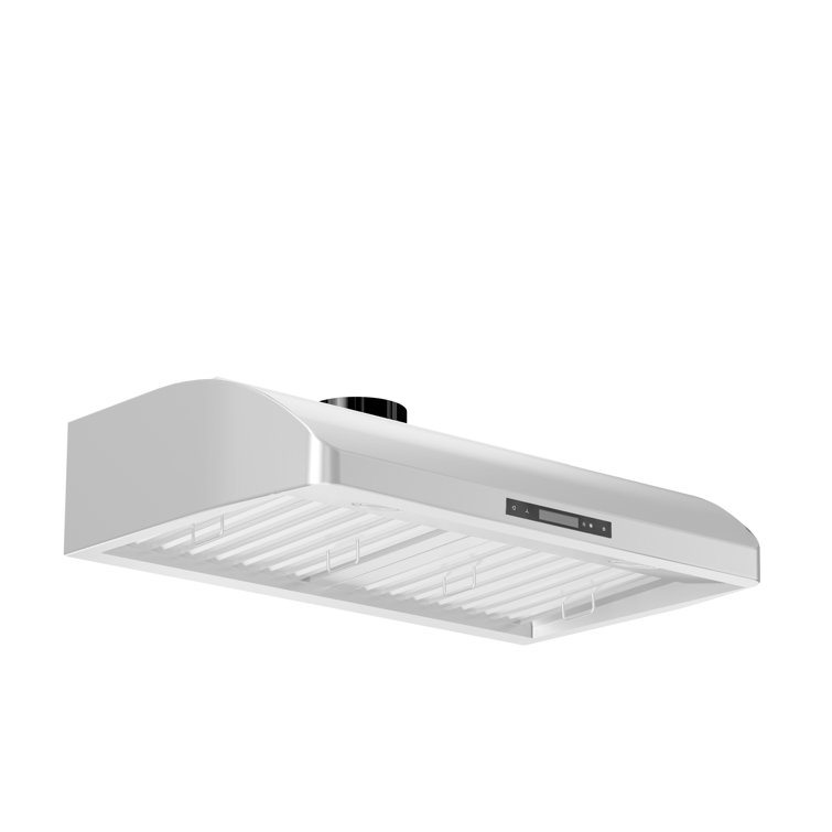 30" Brushed Stainless Steel Under Cabinet Range Hood