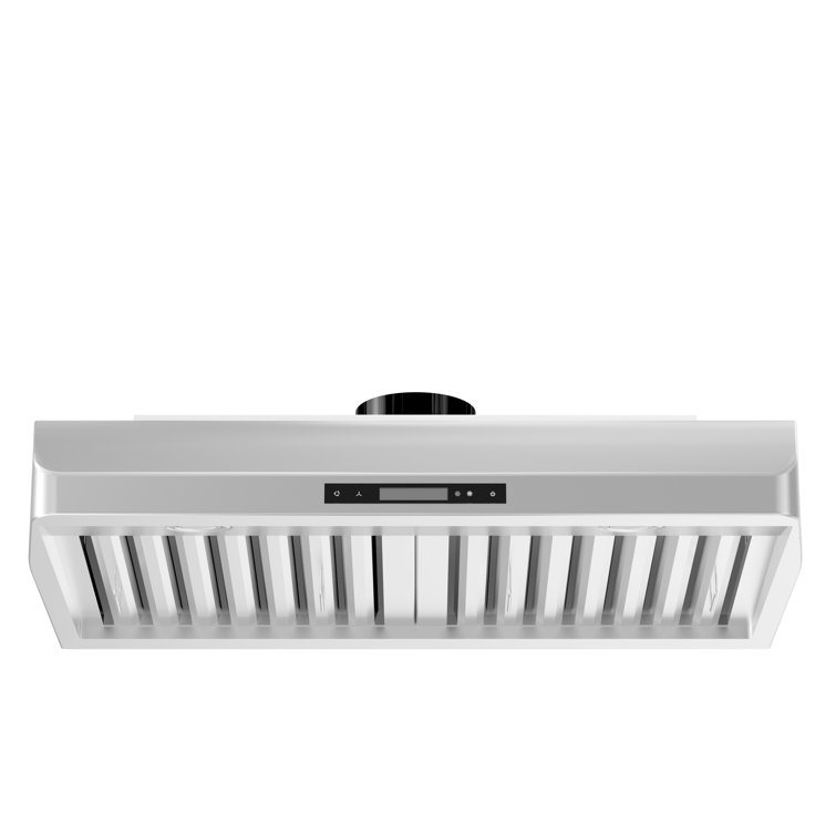 30" Brushed Stainless Steel Under Cabinet Range Hood