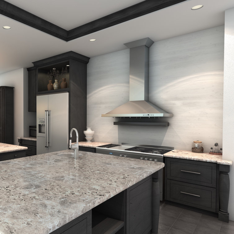 30" Stainless Steel Convertible Wall Mount Range Hood