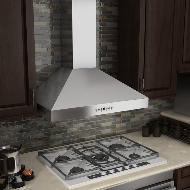 36'' Stainless Steel Convertible Wall Mount Range Hood