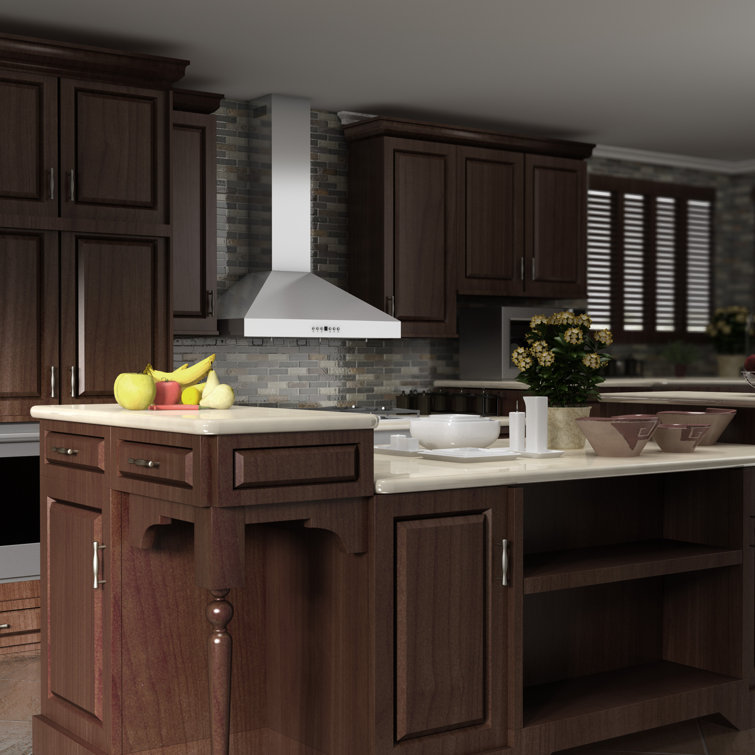 36'' Stainless Steel Convertible Wall Mount Range Hood