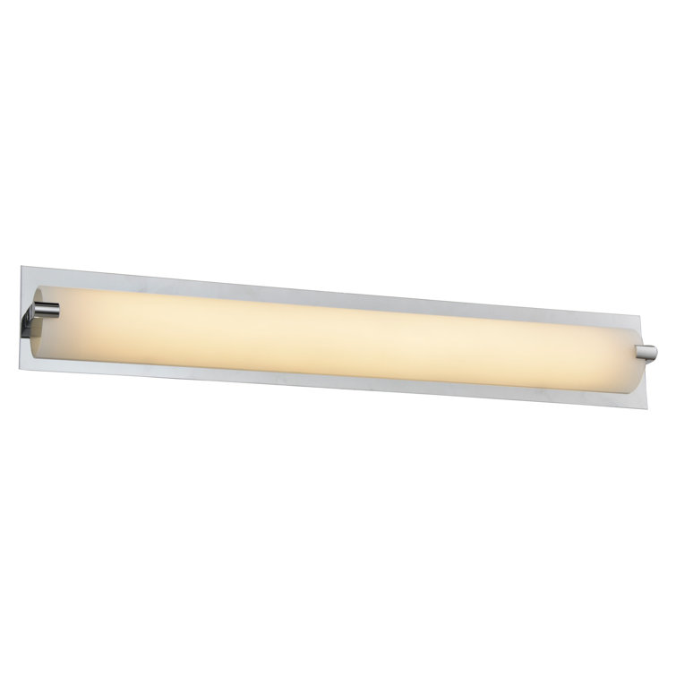 Cermack St. Contemporary Chrome 38" LED Vanity Light