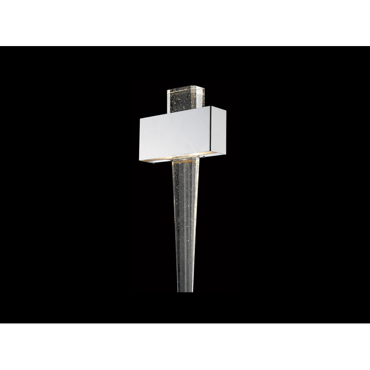 Glacier Avenue 24" Polished Nickel Dimmable Wall Sconce