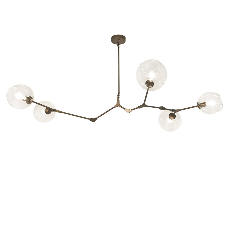 Fairfax Dark Bronze 5-Light Sputnik Chandelier