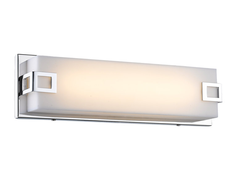 Cermack St. Polished Chrome 16" LED Bathroom Vanity Light