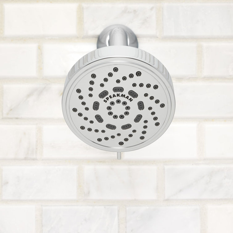 Echo Polished Chrome Multi-Function Wall Mounted Shower Head
