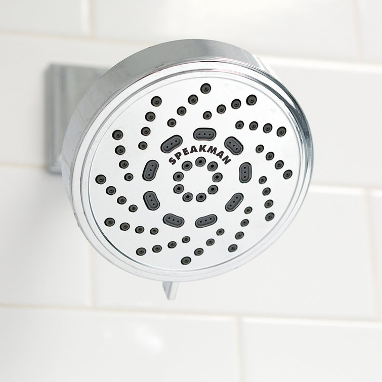 Echo Polished Chrome Multi-Function Wall Mounted Shower Head