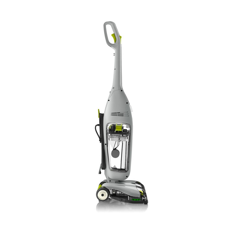 Silver Upright Hard Floor Cleaner with Dual Tank System