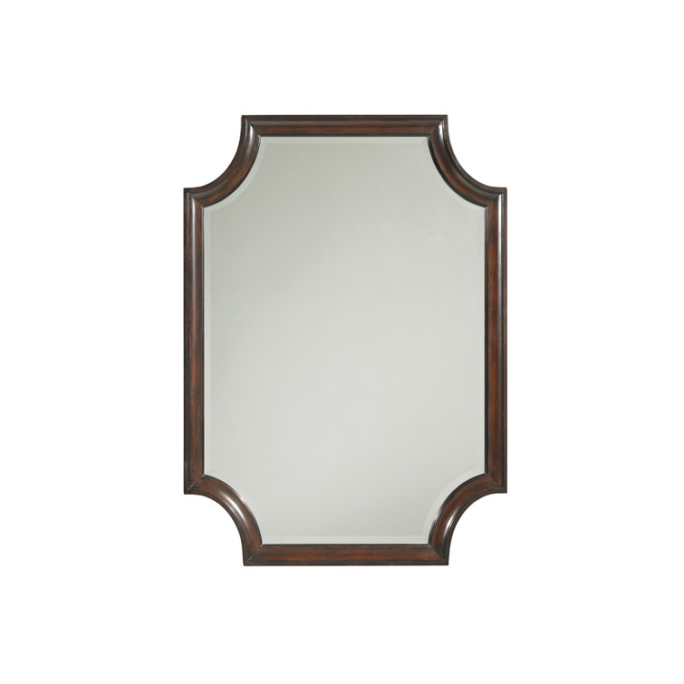 Transitional Brentwood Brown Wood Dresser with Silver Accents