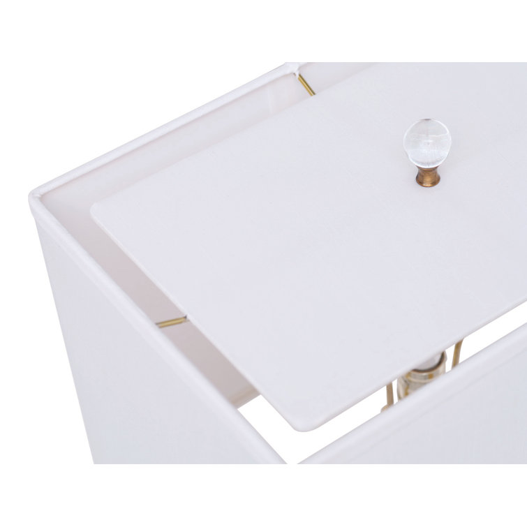 Drake Antiqued Bronze Metal Accent Wall Shelf with Lucite Base