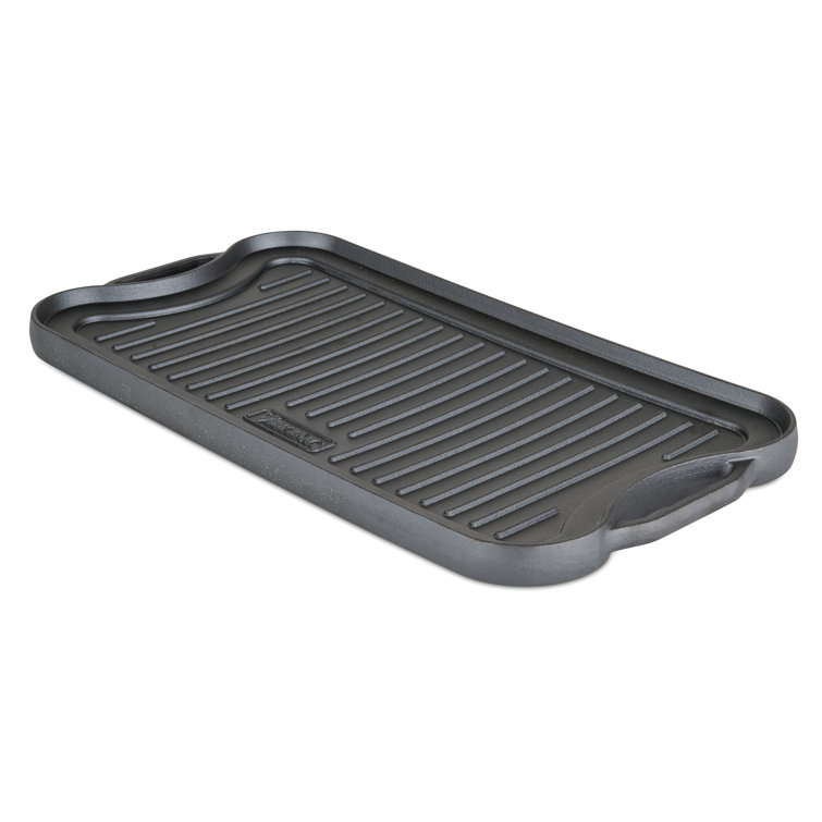 Viking 20-Inch Black Cast Iron Reversible Grill Griddle