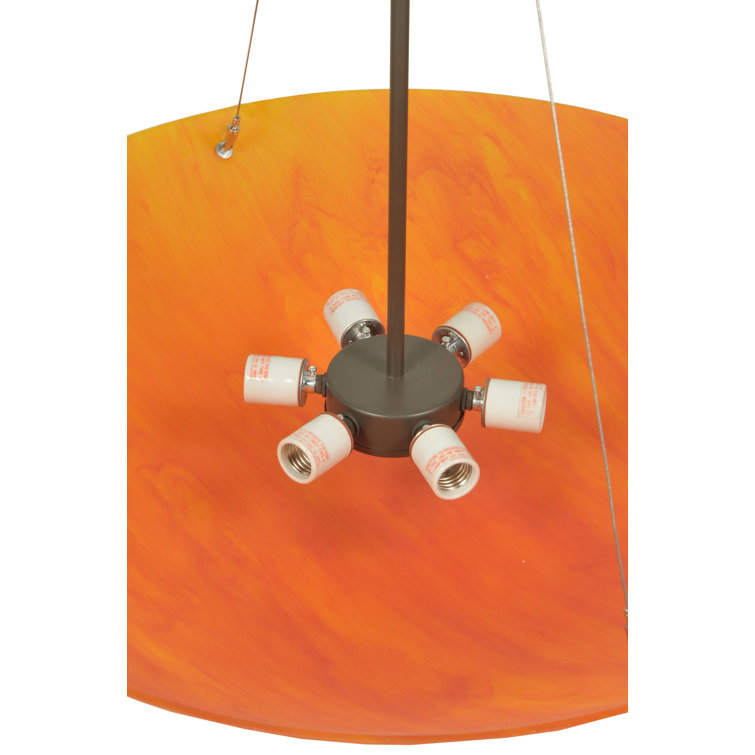 Cypola Timeless Bronze 6-Light Indoor/Outdoor Pendant