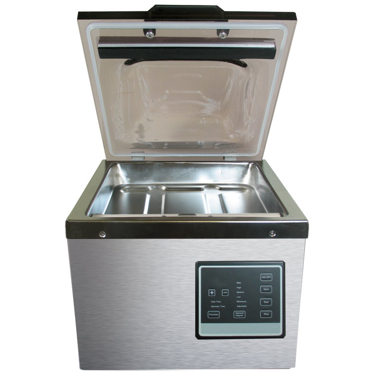 Stainless Steel Digital Chamber Vacuum Sealer with Detachable Cord