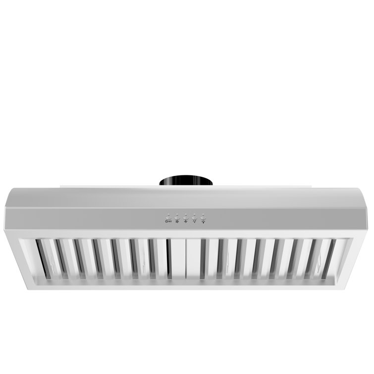 30" Stainless Steel Under Cabinet Range Hood with LED Lights