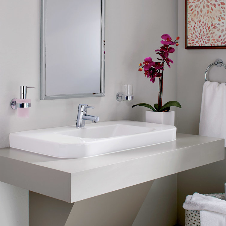 Sleek StarLight Chrome Single-Handle Bathroom Faucet with EcoJoy