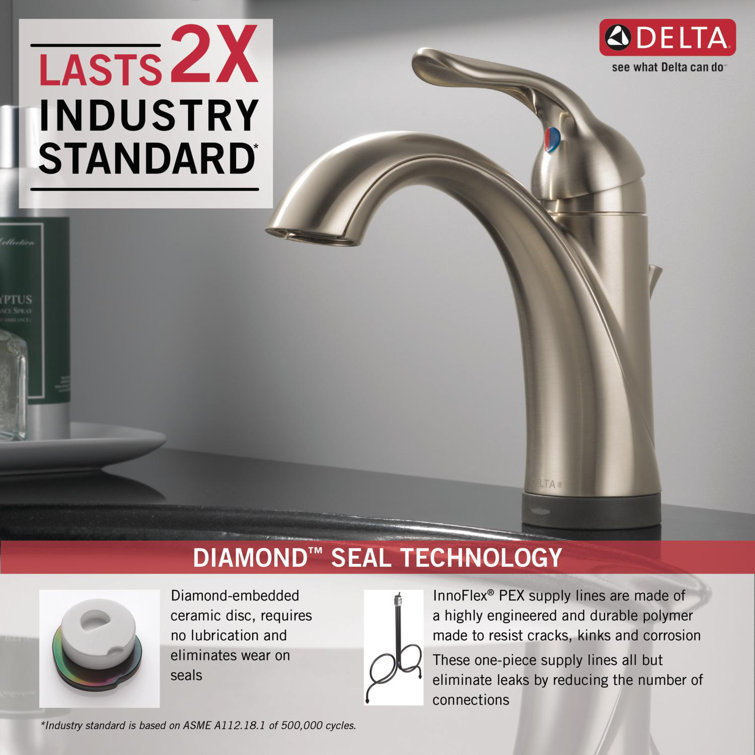 Sleek Stainless Steel Single-Hole Touch Faucet with ADA Compliance