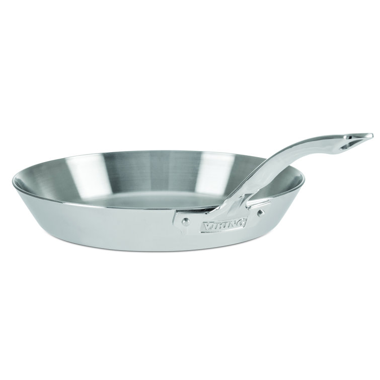 12-Inch Stainless Steel Induction Frying Pan with Lid
