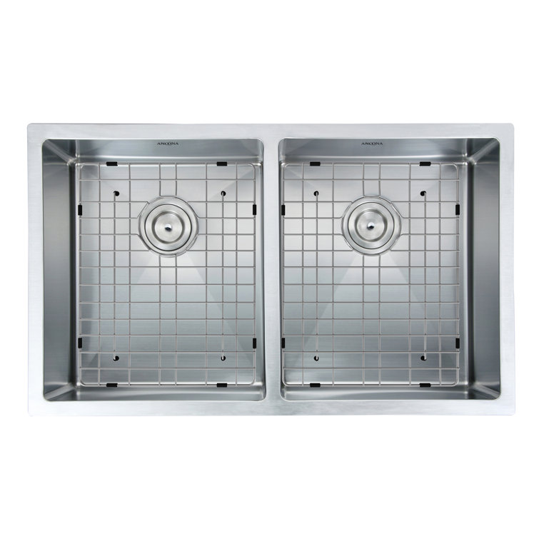Prestige Series 28'' Stainless Steel Double Bowl Kitchen Sink
