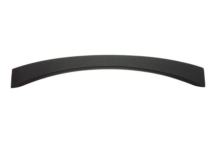 Matte Black Modern Arch Bar Pull with Mounting Hardware