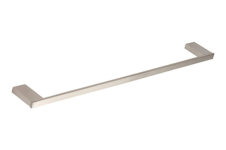 Polished Nickel Modern Wall Mounted Towel Bar 17 5/8"