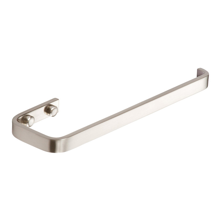 Polished Nickel Modern 9.5" Towel Ring Holder