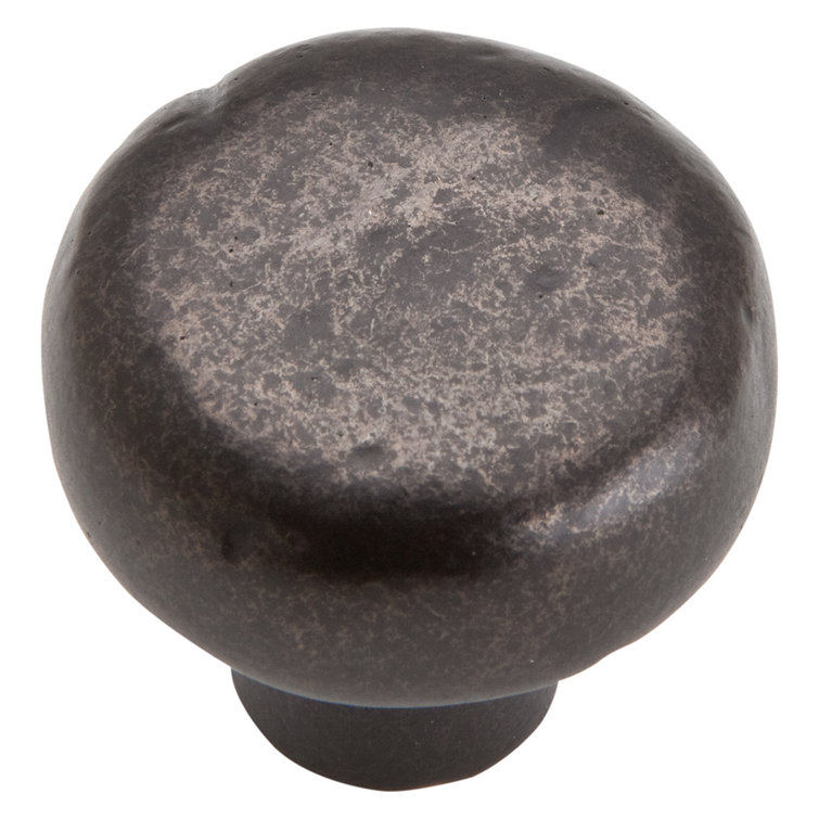 Oil Rubbed Bronze Round Knob with Mounting Hardware