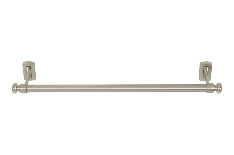 Polished Nickel Modern Wall Mounted Single Towel Bar