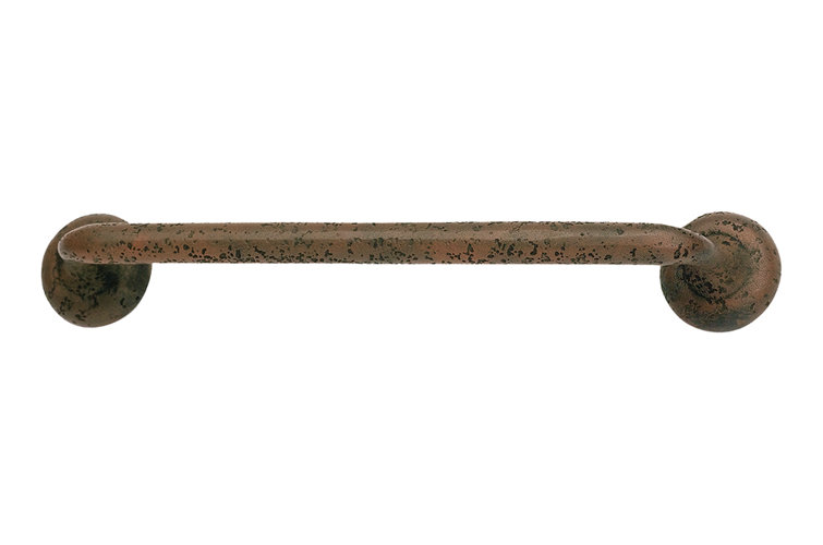 Rustic Industrial Rust Finish 5" Center to Center Bar Pull Handle