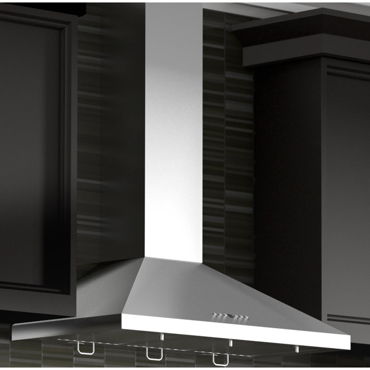 30-Inch Stainless Steel Convertible Wall Mount Range Hood