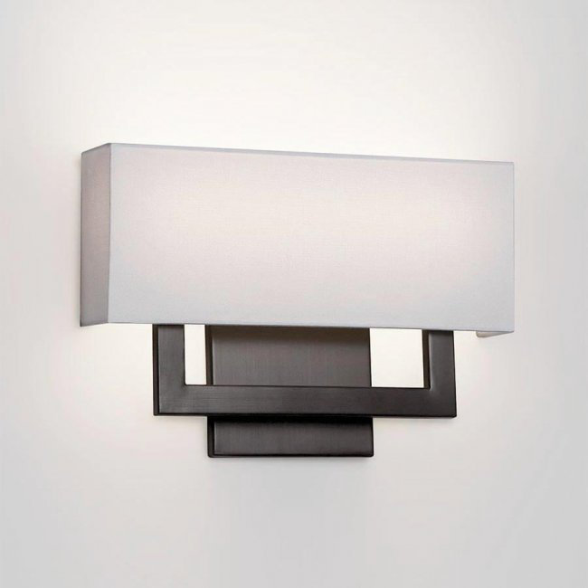 Manhattan 15" Brushed Bronze Dimmable LED Wall Sconce