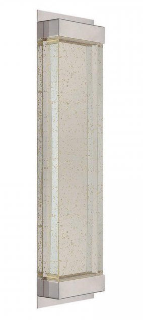 Elysian 13" Dimmable LED Wall Sconce in Polished Nickel with Crystal Bubbles