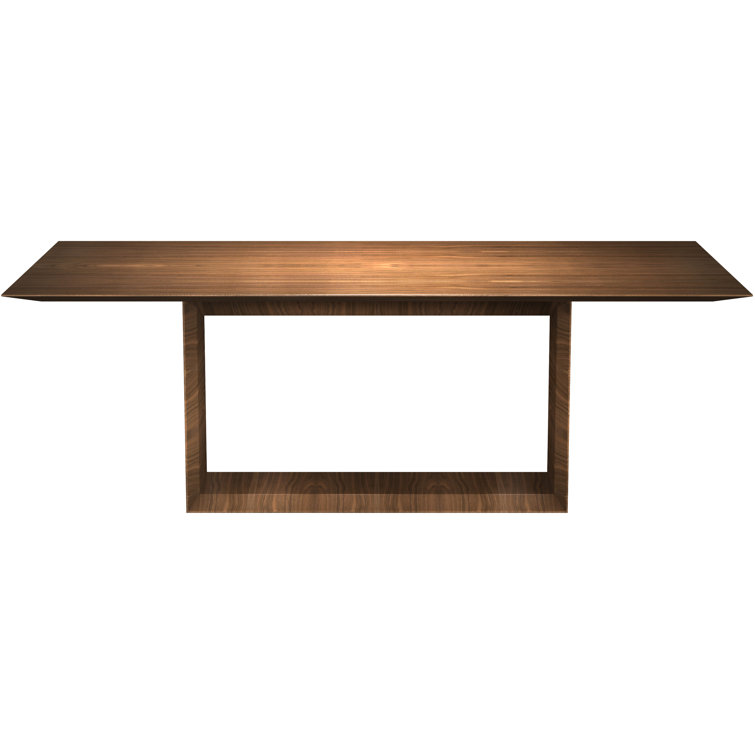 Walnut Rectangular Art Deco Dining Table for Eight