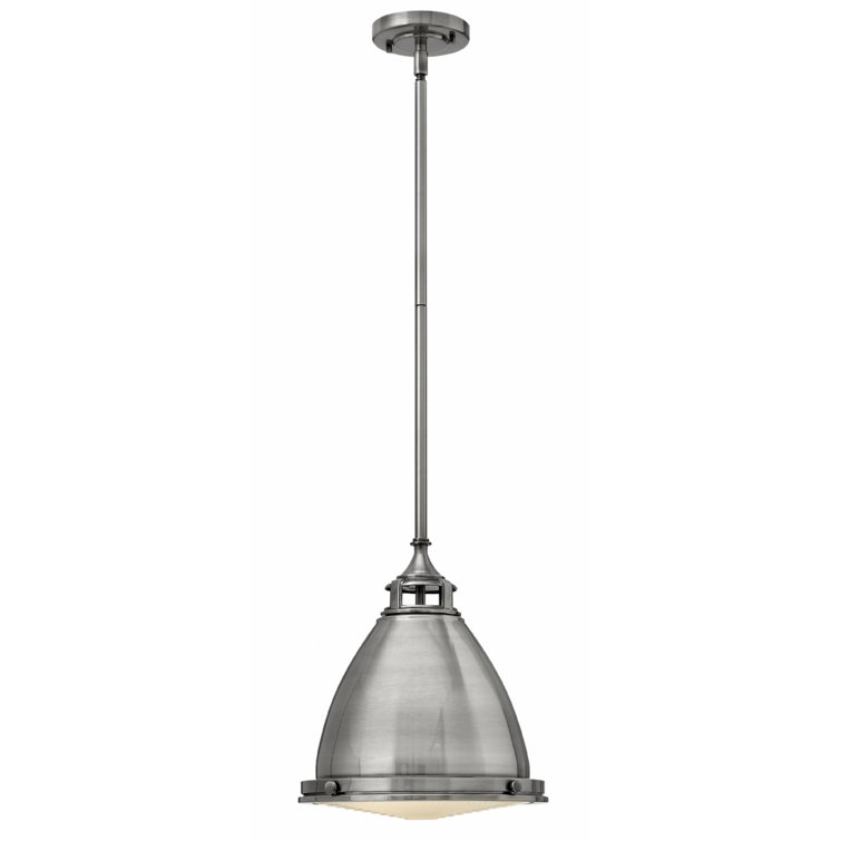 Mini Amelia LED 1-Light Pendant in Polished Antique Nickel