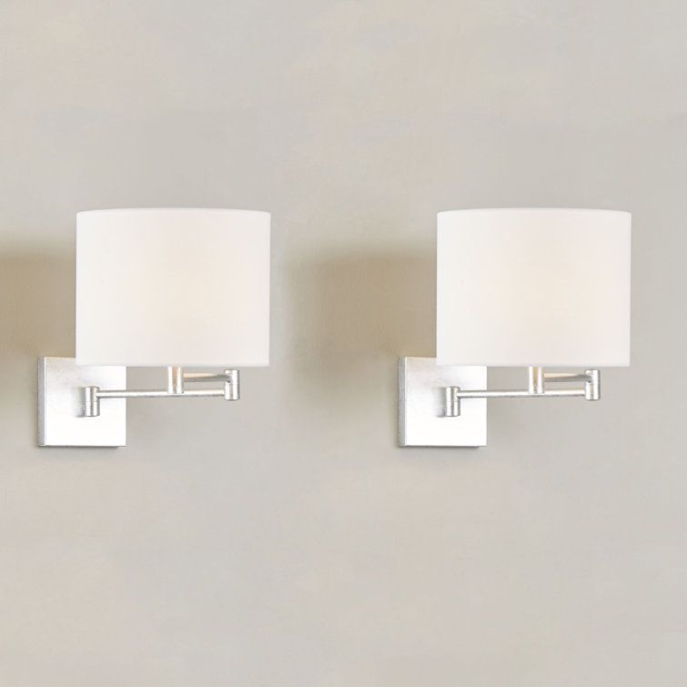 Lillian Chrome Polished Transitional Wall Sconce Set of 2