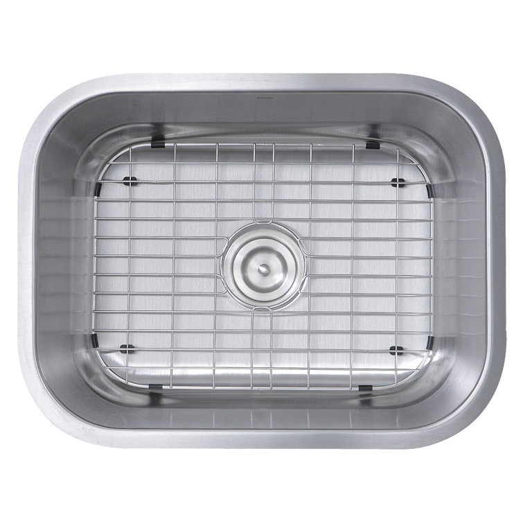 23'' Satin Stainless Steel Undermount Single Bowl Kitchen Sink