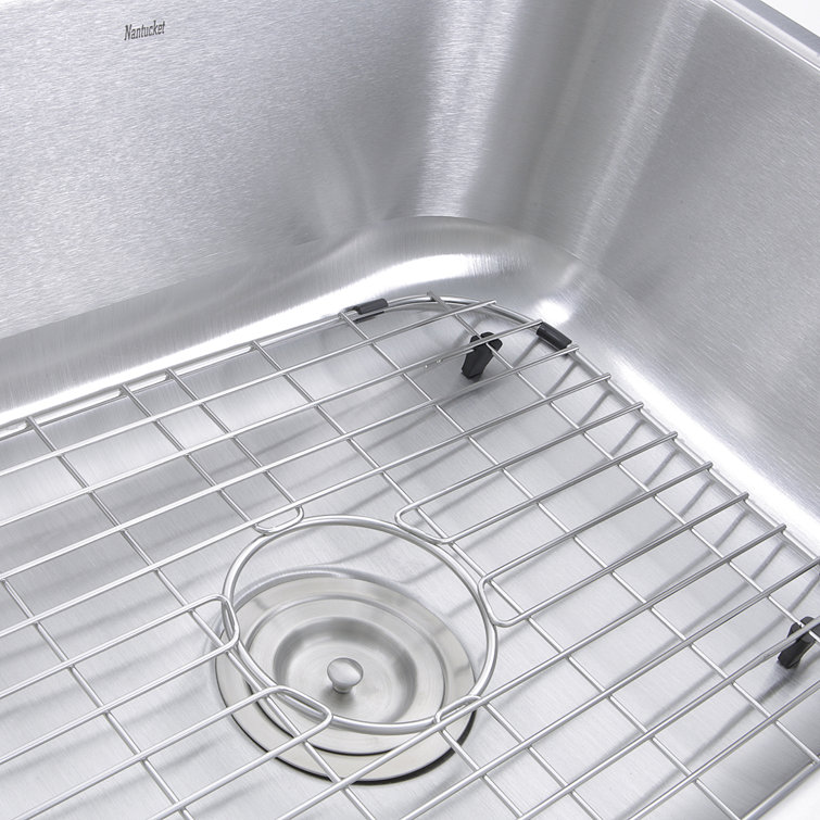 23'' Satin Stainless Steel Undermount Single Bowl Kitchen Sink